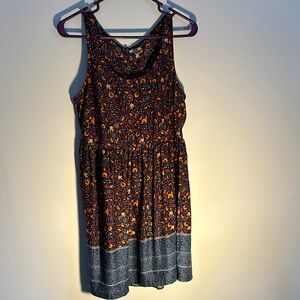 Bohemian baby doll dress